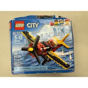 Lego City Race Plane 60144 Building Kit 89 Pcs Retired New Sealed Box Damage